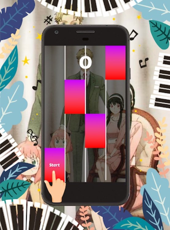 Piano Tiles Anime Spy X Family