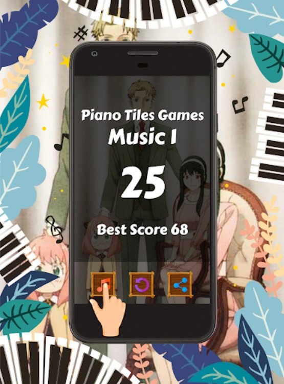 Piano Tiles Anime Spy X Family
