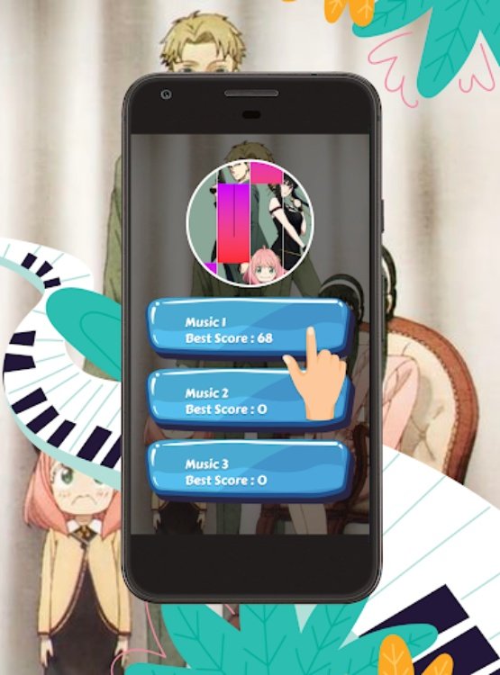 Piano Tiles Anime Spy X Family