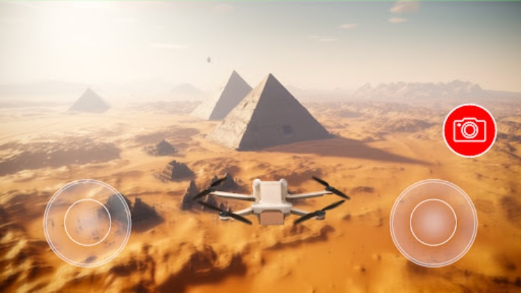 Drone Simulator Desert UAV