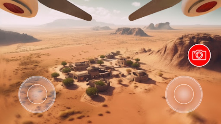 Drone Simulator Desert UAV
