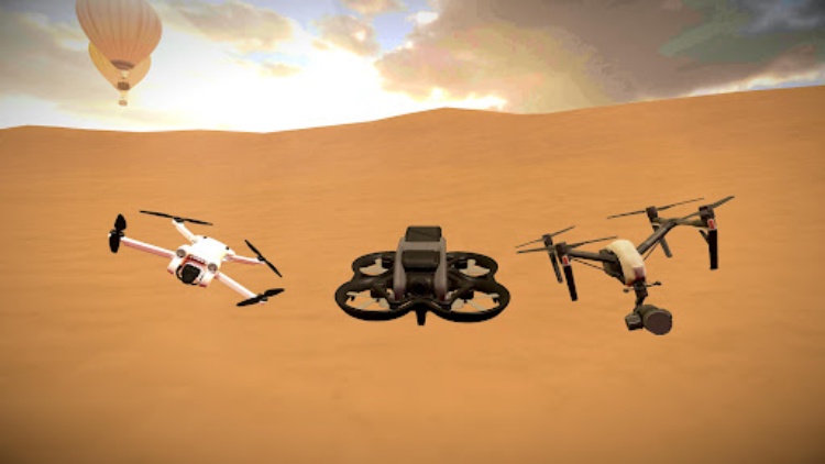 Drone Simulator Desert UAV