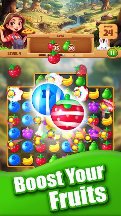 《水果任务》：连连看游戏