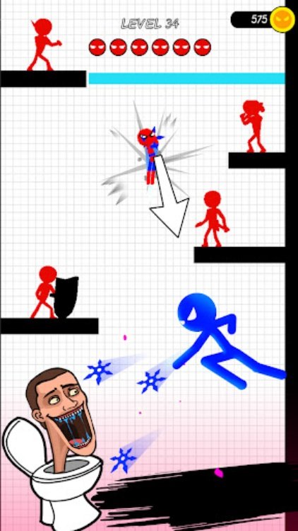 Stickman Hero: Teleport Fight