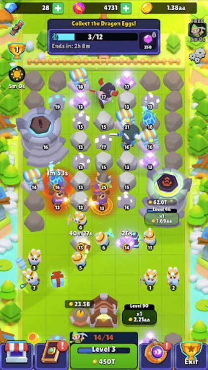 Gold and Heroes  Idle Dig