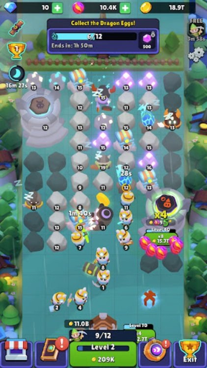 Gold and Heroes  Idle Dig