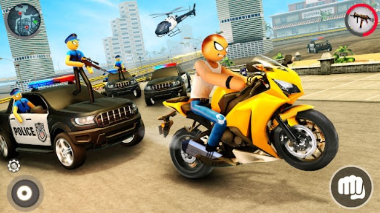 Stickman Gangster Crime Games