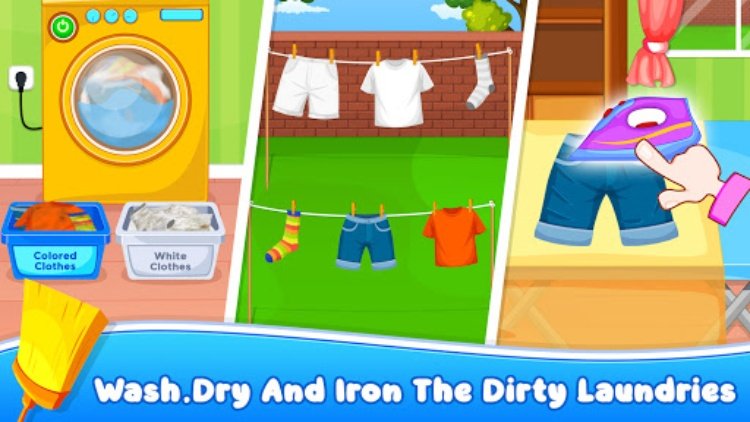 Sweet House Cleaning Game