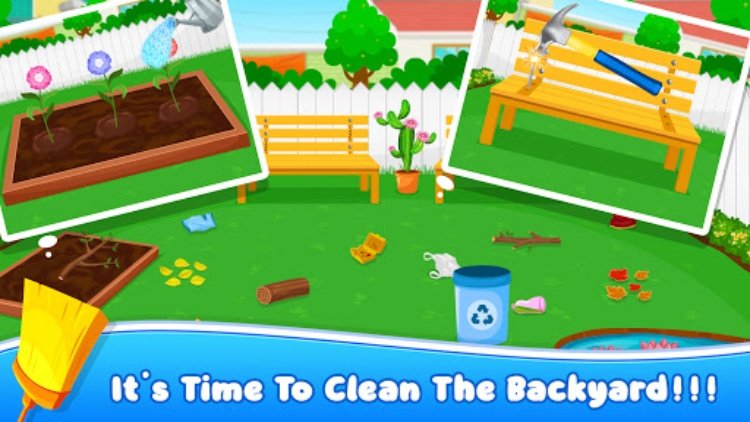 Sweet House Cleaning Game