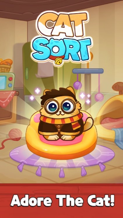 Cat Sort Puzzle: Cute Pet Game