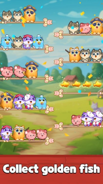 Cat Sort Puzzle: Cute Pet Game