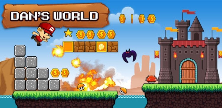 Super Dan's World  Run Game