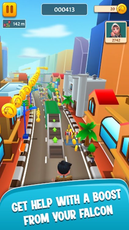 Falcon Dash – Arab Runner