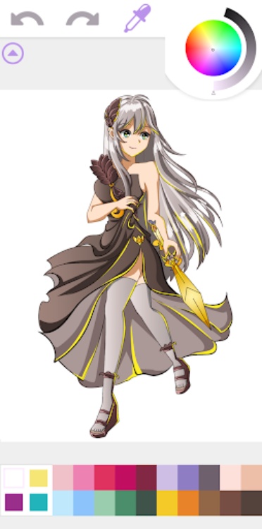 Anime Coloring Book Manga Game