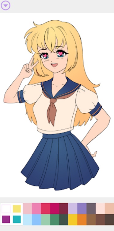 Anime Coloring Book Manga Game