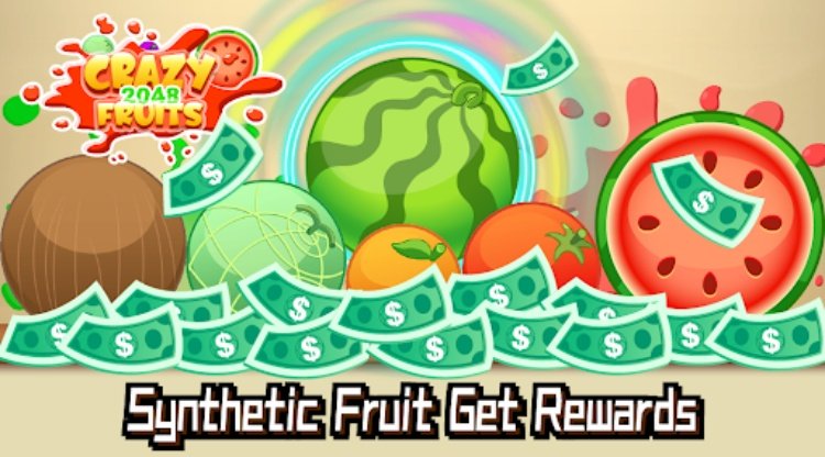 Crazy Fruits 2048