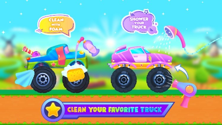 MonsterTruck Car Game for Kids