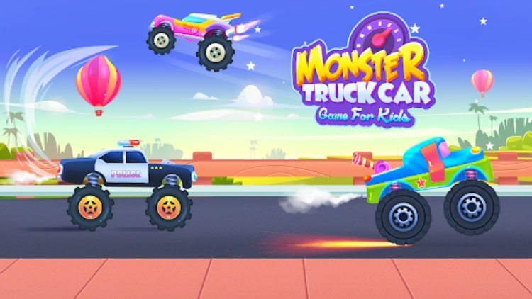 MonsterTruck Car Game for Kids