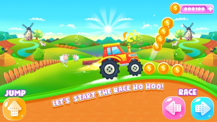 MonsterTruck Car Game for Kids
