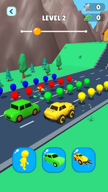 Shape Change  Transform Race