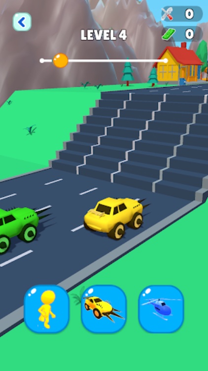 Shape Change  Transform Race