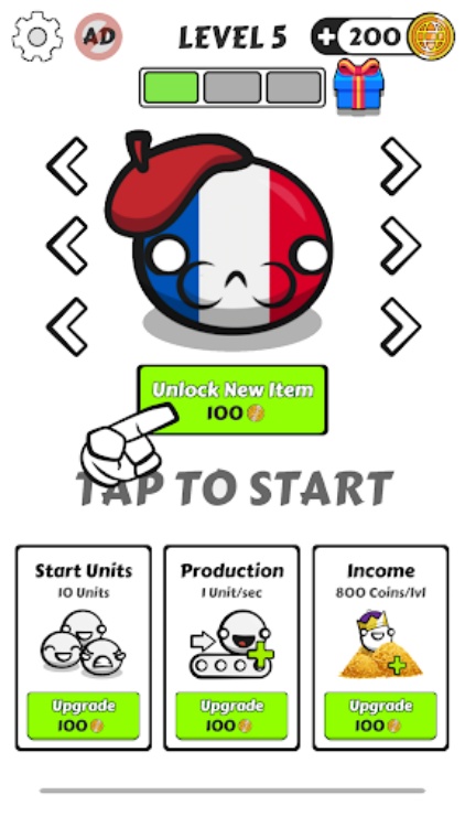 Country Balls Io: Battle Arena