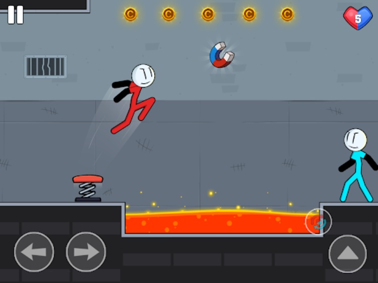 Red and Blue: Stickman Escape