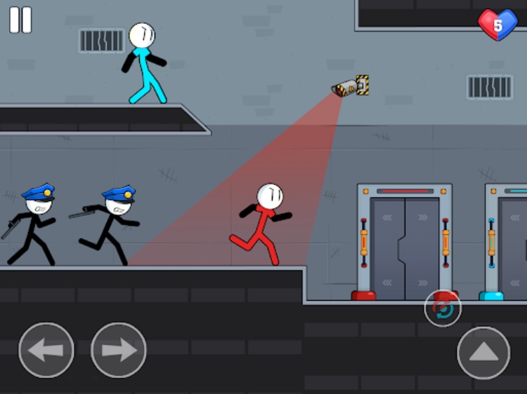Red and Blue: Stickman Escape