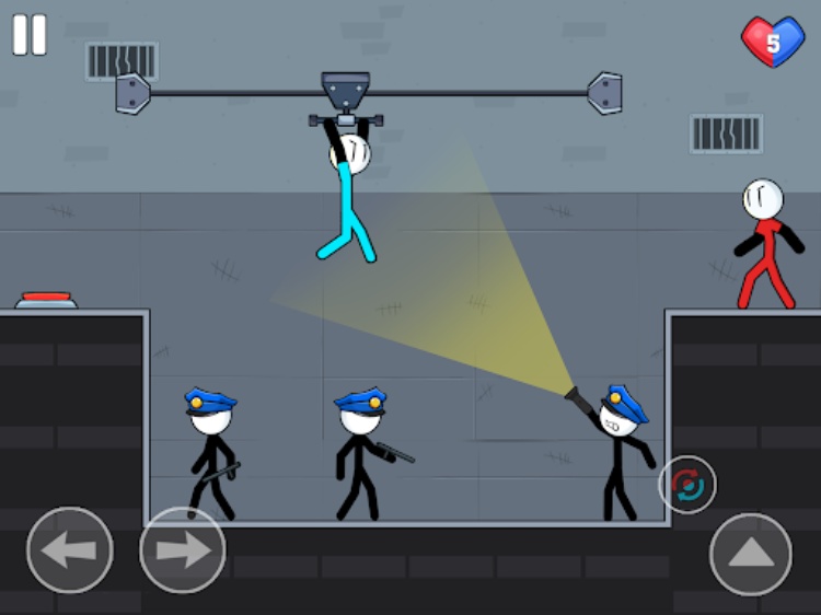 Red and Blue: Stickman Escape