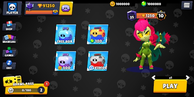 Box Simulator for Brawl Stars