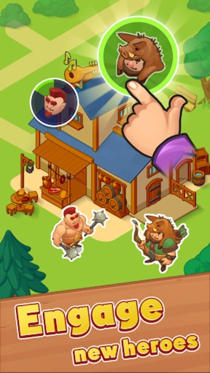Hero Village: Idle Tycoon rpg