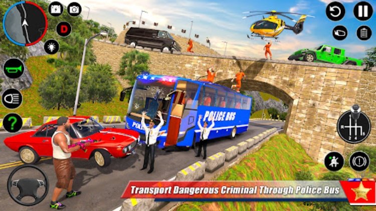 警车模拟器巴士游戏