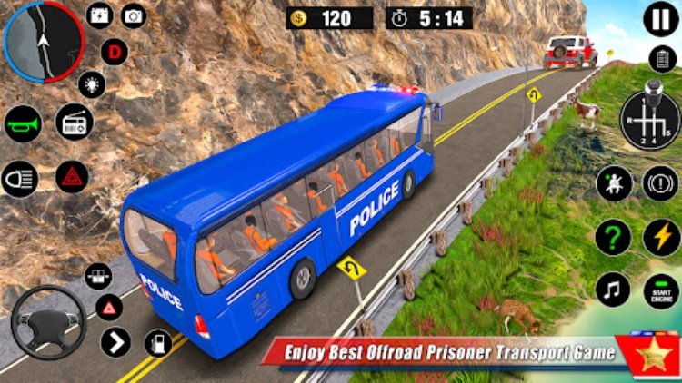 警车模拟器巴士游戏