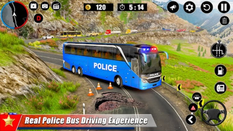 警车模拟器巴士游戏