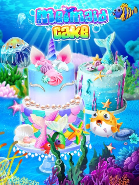 Unicorn Mermaid Cake