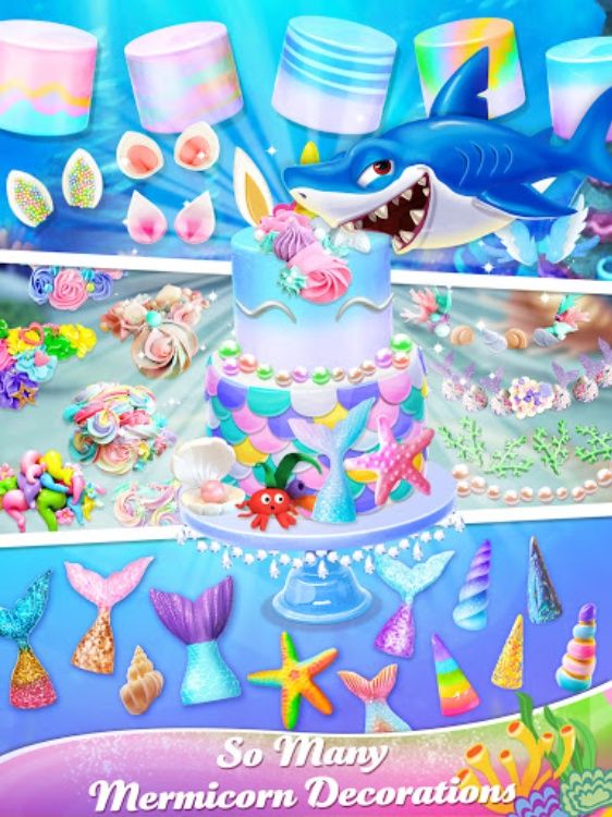 Unicorn Mermaid Cake