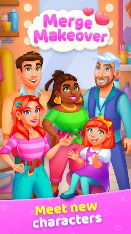 Merge Makeover：化妆小游戏