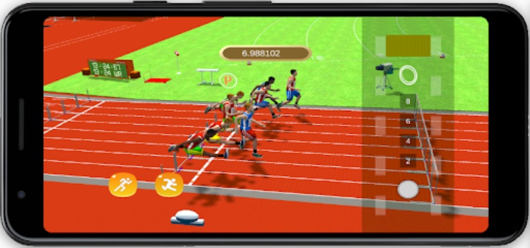 Sport of athletics and marbles