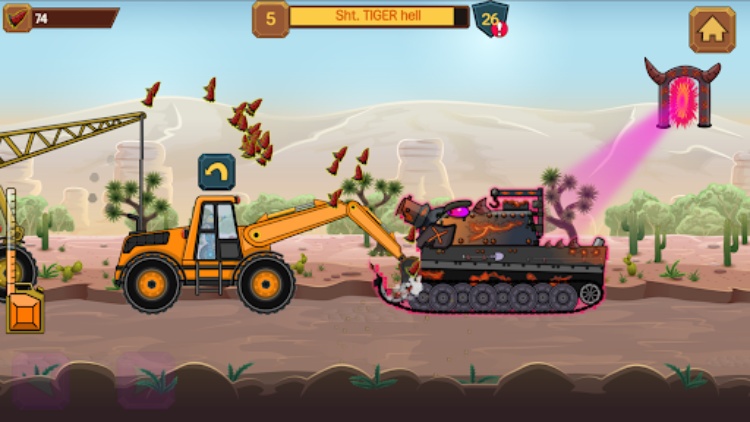Tank Crasher: Tank Battle 2D
