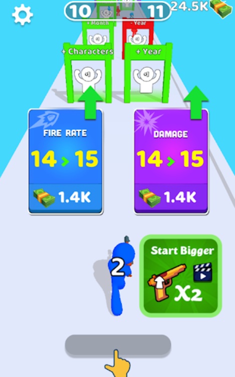 Merge run shooter monters