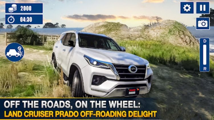 真正的普拉多 SUV 停车游戏