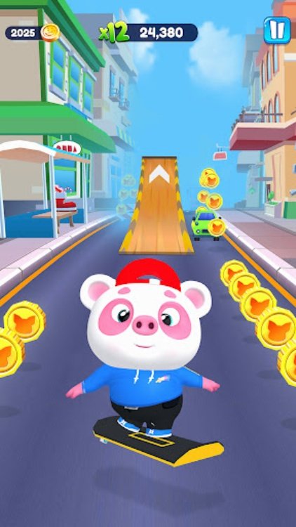 小猪熊猫跑3D