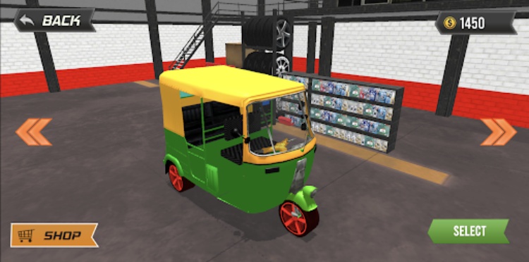 Tuk Tuk Ramp Jump Simulator