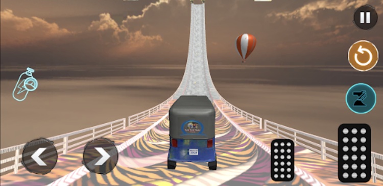 Tuk Tuk Ramp Jump Simulator