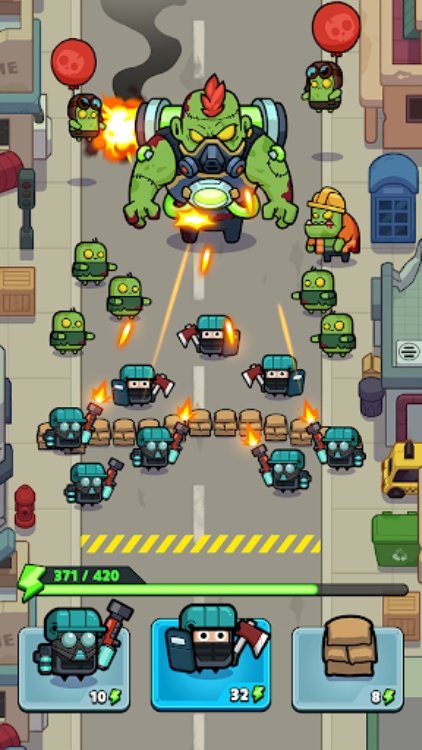 Alien Fight: Police vs Zombie
