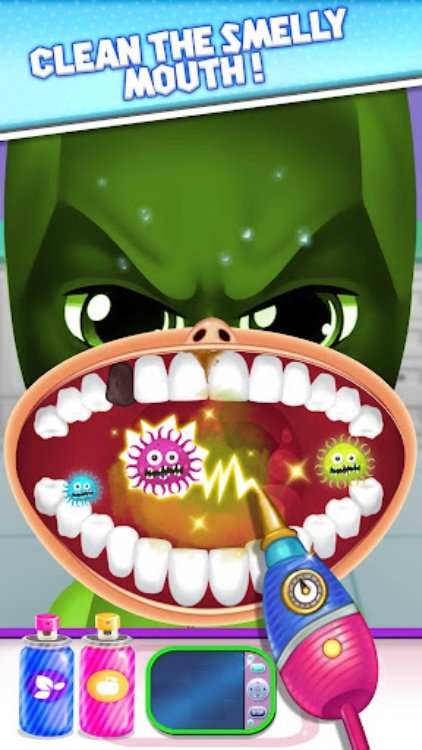 Superhero Dentist Doctor Games