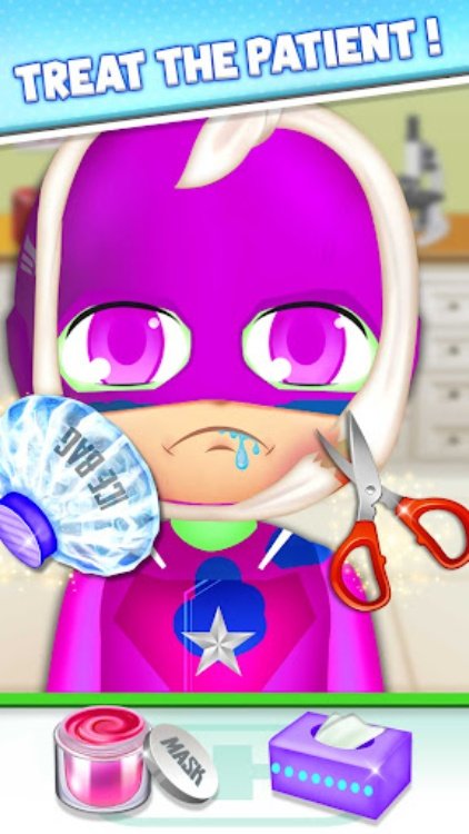 Superhero Dentist Doctor Games