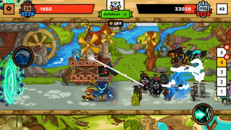 Stagelands 保卫 土地, 能力 & 技能 TD