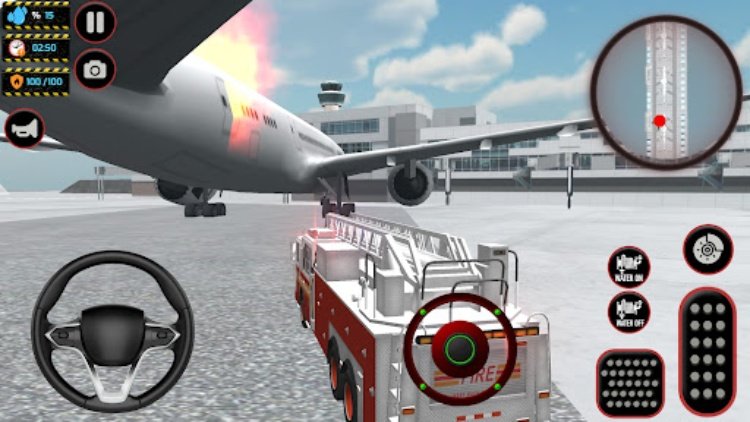 Firefighter Simulation Airport