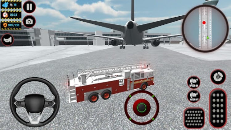 Firefighter Simulation Airport